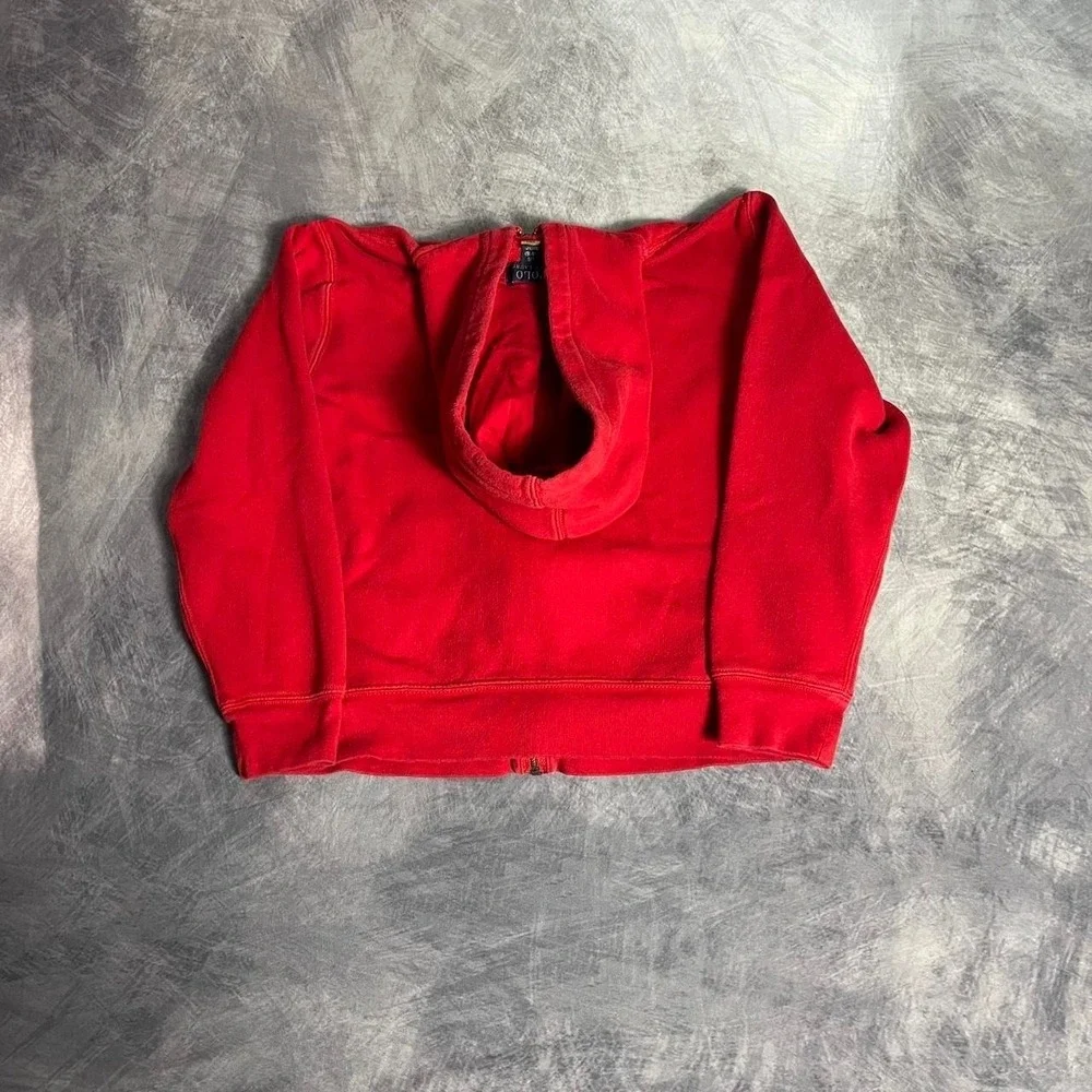 Polo Ralph Lauren Red Zip Up Hoodie